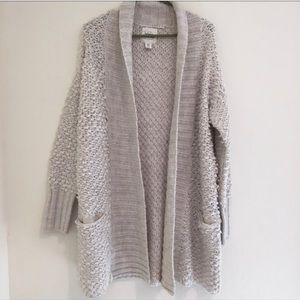 Chunky knit cardigan